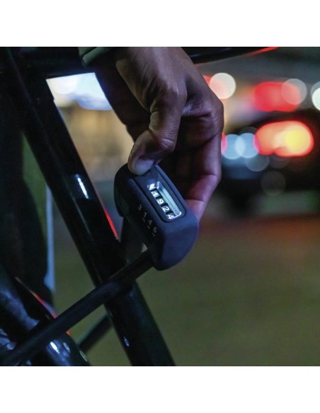 Abus vouwslot Bordo 6000C/90 black LED SH