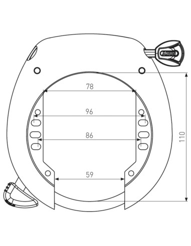 Abus ringslot Shield XPlus 5755L ART 2 OEM