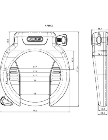 Abus ringslot Pro Amparo 4750X ART 2
