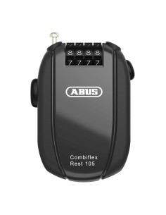 Abus kabelslot code Combiflex Rest 105 black