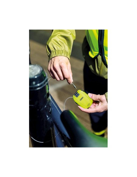 Abus kabelslot code Combiflex Break 85 neon