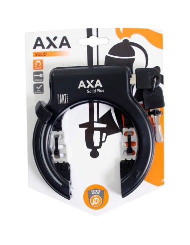 Axa ringslot Solid Plus zwart