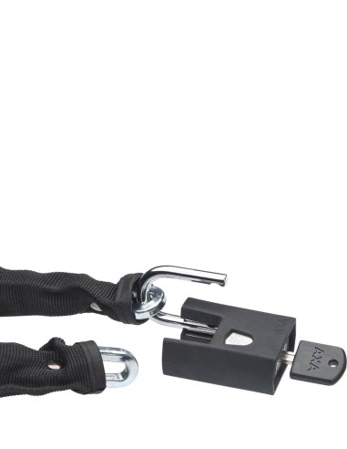 Axa kettingslot Clinch+ 6/85 zwart