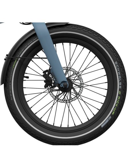 UTO voorwiel OG20 zonder schijf en band zwart