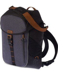 Basil rugtas Miles daypack black slate 17L