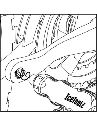 IceToolz pedaal-dummy