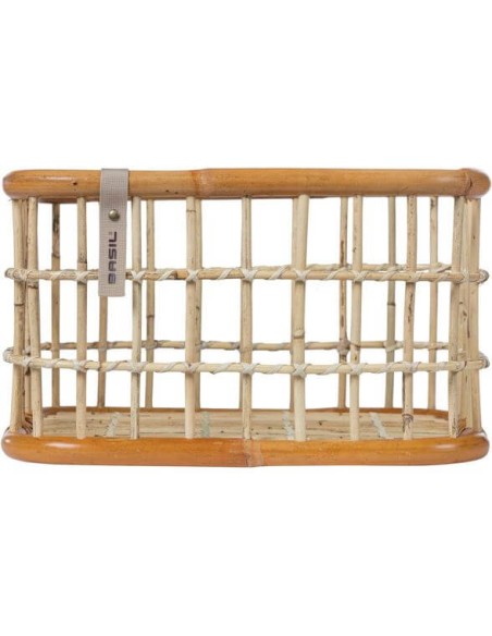 Basil mand Green Life Rotan L 30L natural bruin 46x35x28cm
