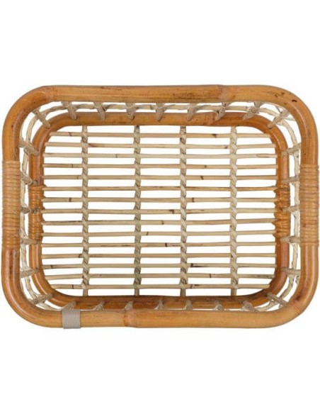 Basil mand Green Life Rotan L 30L natural bruin 46x35x28cm