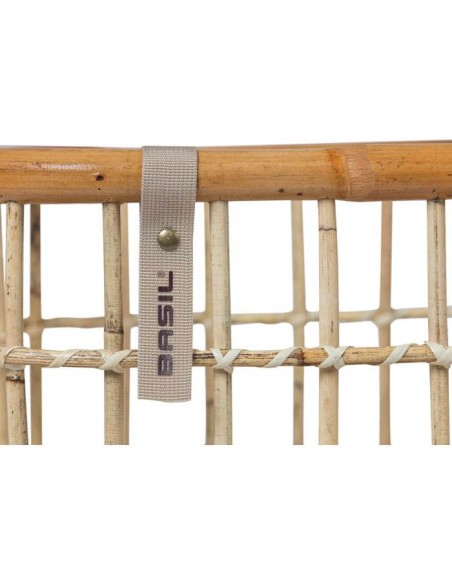 Basil mand Green Life Rotan L 30L natural bruin 46x35x28cm