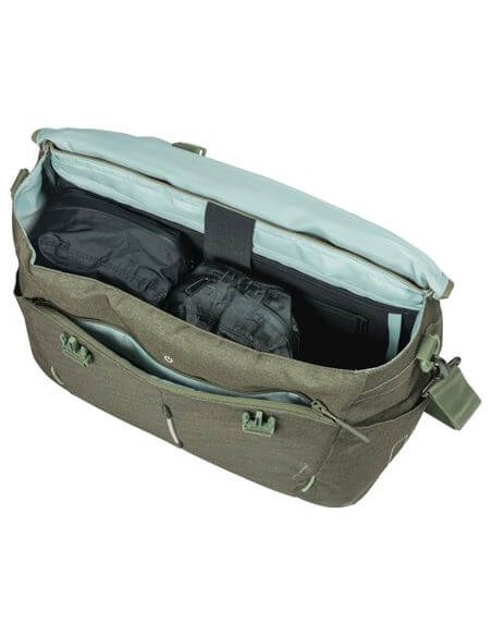 Basil laptoptas B-Safe Commuter Nordlicht olive groen 17L