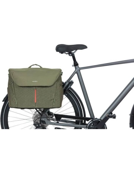 Basil laptoptas B-Safe Commuter Nordlicht olive groen 17L