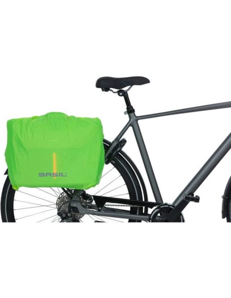 Basil laptoptas B-Safe Commuter Nordlicht olive groen 17L
