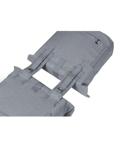 Basil fietstas dubbel City grey melee 28-32L