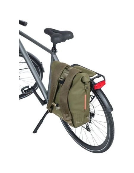 Basil rugtas SoHo Nordlight moss groen 17L