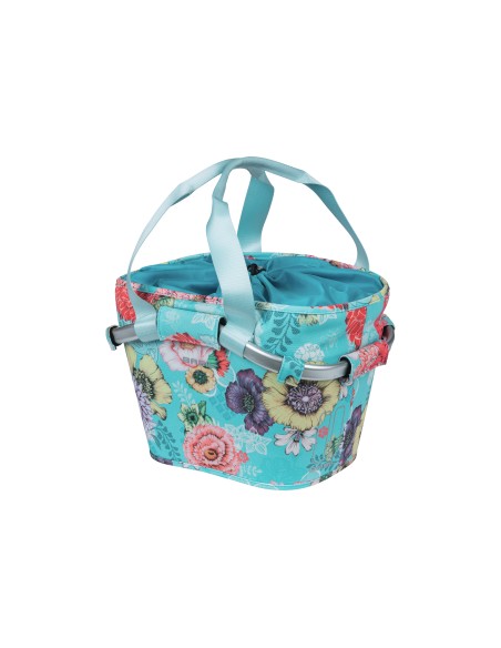 Basil mand front Bloom Field Carry All KF 15L blue