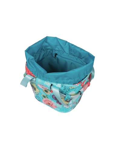 Basil mand front Bloom Field Carry All KF 15L blue