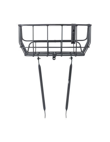 Basil mand Portland voorop 25L mat zwart 36x43x22cm