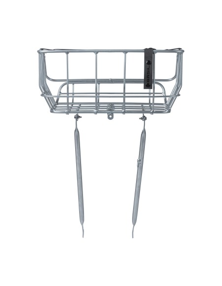 Basil mand Portland voorop 25L chroom 36x43x22cm