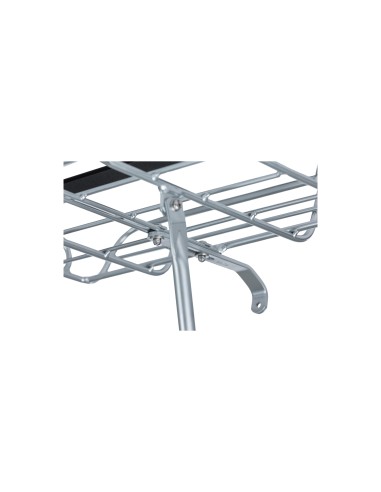 Basil mand Portland voorop 25L chroom 36x43x22cm