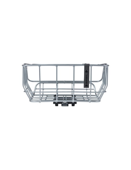 Basil mand Portland achterop MIK 25L chroom 36x43x22cm