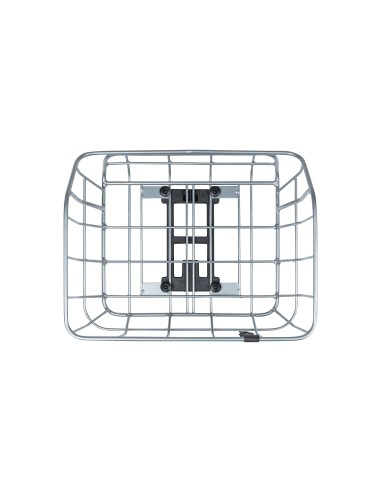 Basil mand Portland achterop MIK 25L chroom 36x43x22cm