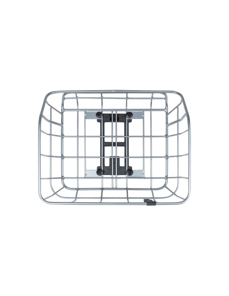 Basil mand Portland achterop MIK 25L chroom 36x43x22cm