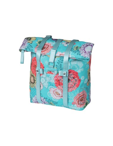 Basil shoppertas Bloom Field blue 15-20L