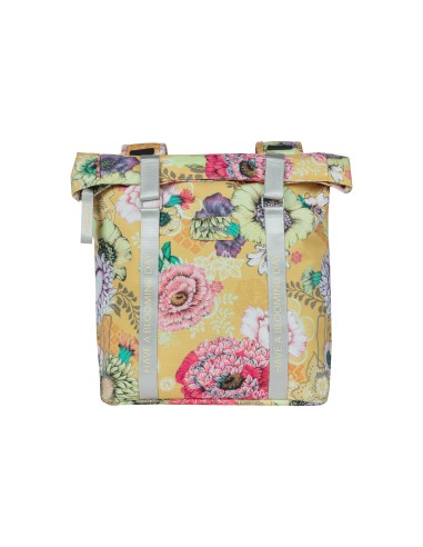 Basil fietstas dubbel Bloom Field yellow 28-35L