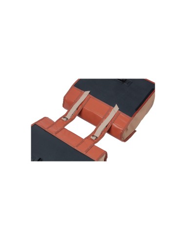 Basil fietstas dubbel Urban load terra red/rose 48-53L
