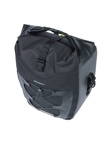 Basil fietstas enkel Navigator L Waterproof zwart 25-31L