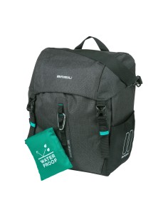 Basil fietstas enkel Discovery 365D L zwart melee 20L