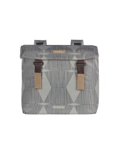 Basil fietstas dubbel Elegance chateau taupe 40-49L