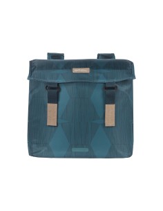 Basil fietstas dubbel Elegance estate blue 40-49L