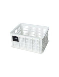 Basil fietskrat S bright white 17.5L recycled