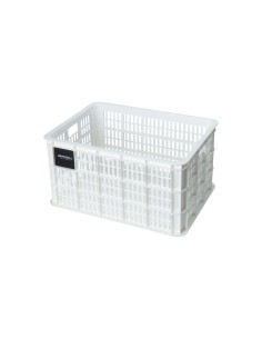 Basil fietskrat L bright white 40L recycled