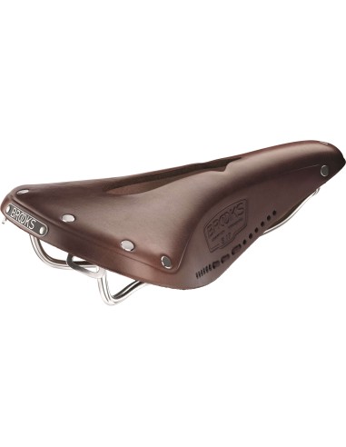 Brooks zadel B17 Carved Antique Brown