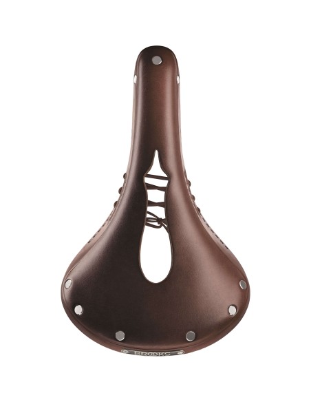 Brooks zadel B17 Carved Antique Brown