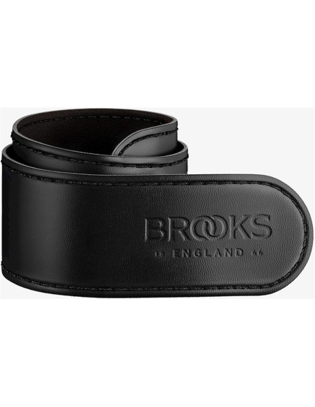 Brooks broekklem leer black
