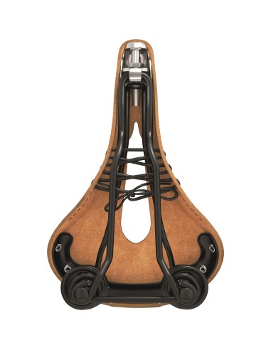 Brooks zadel Flyer Carved Honey