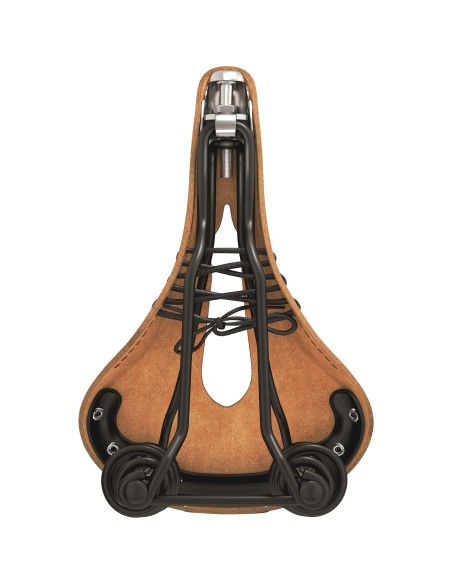 Brooks zadel Flyer Carved Honey