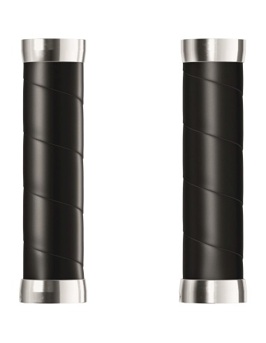 Brooks handvatten Slender Leather grips 130mm black