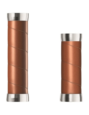Brooks handvatten Slender Leather grips 100/130mm honey