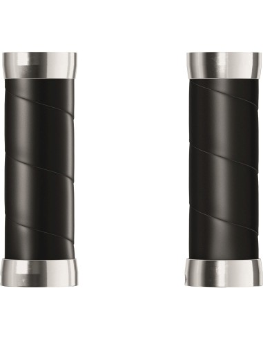 Brooks handvatten Slender Leather grips 100mm black
