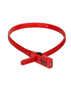 Kryptonite kabelslot code Click Lock Combo rood