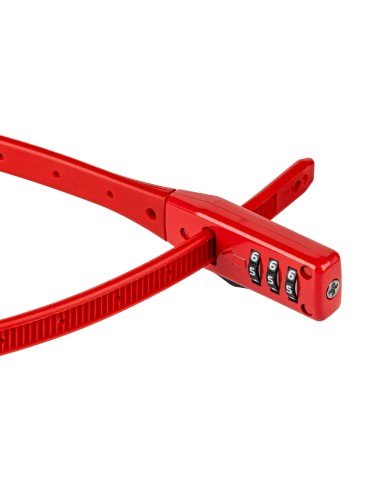 Kryptonite kabelslot code Click Lock Combo rood