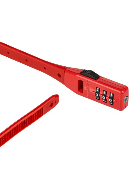 Kryptonite kabelslot code Click Lock Combo rood