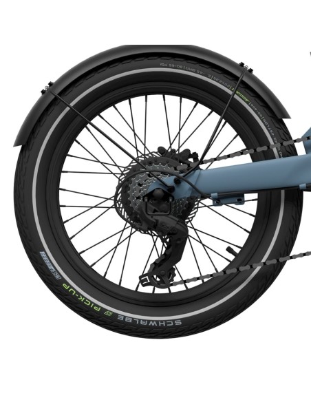 Eovolt achterwiel Morning V3 16 inch zonder schijf zwart