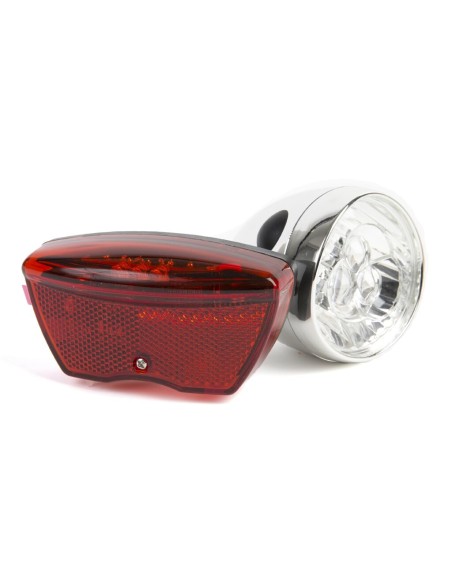 IKZI Light verlichtingsset Retro batterij chroom