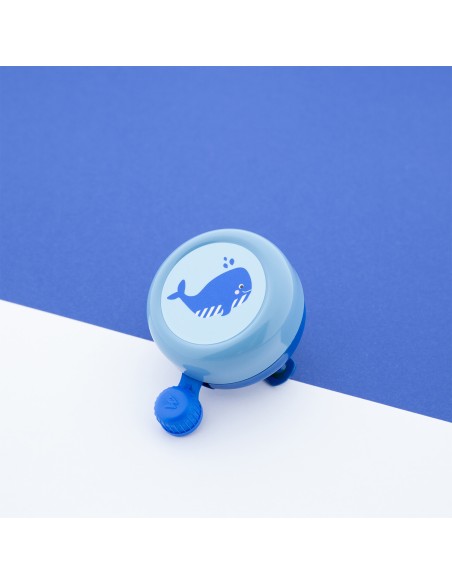 Widek bel Explorer Splashy Whale blauw op kaart