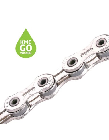 KMC ketting X11SL silver 118s waxed
